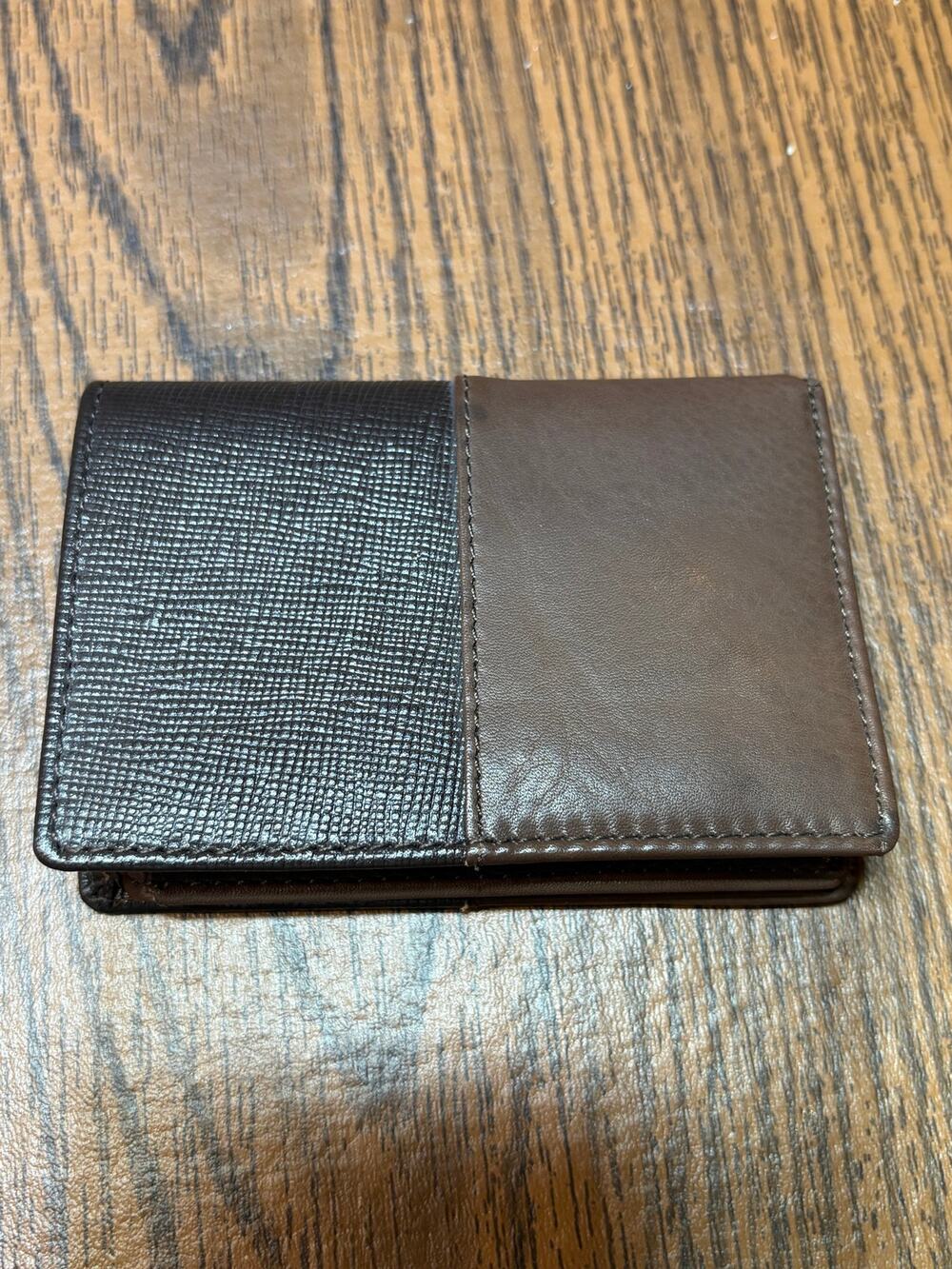 Jos A Bank Brown Bifold Leather Wallet RFID